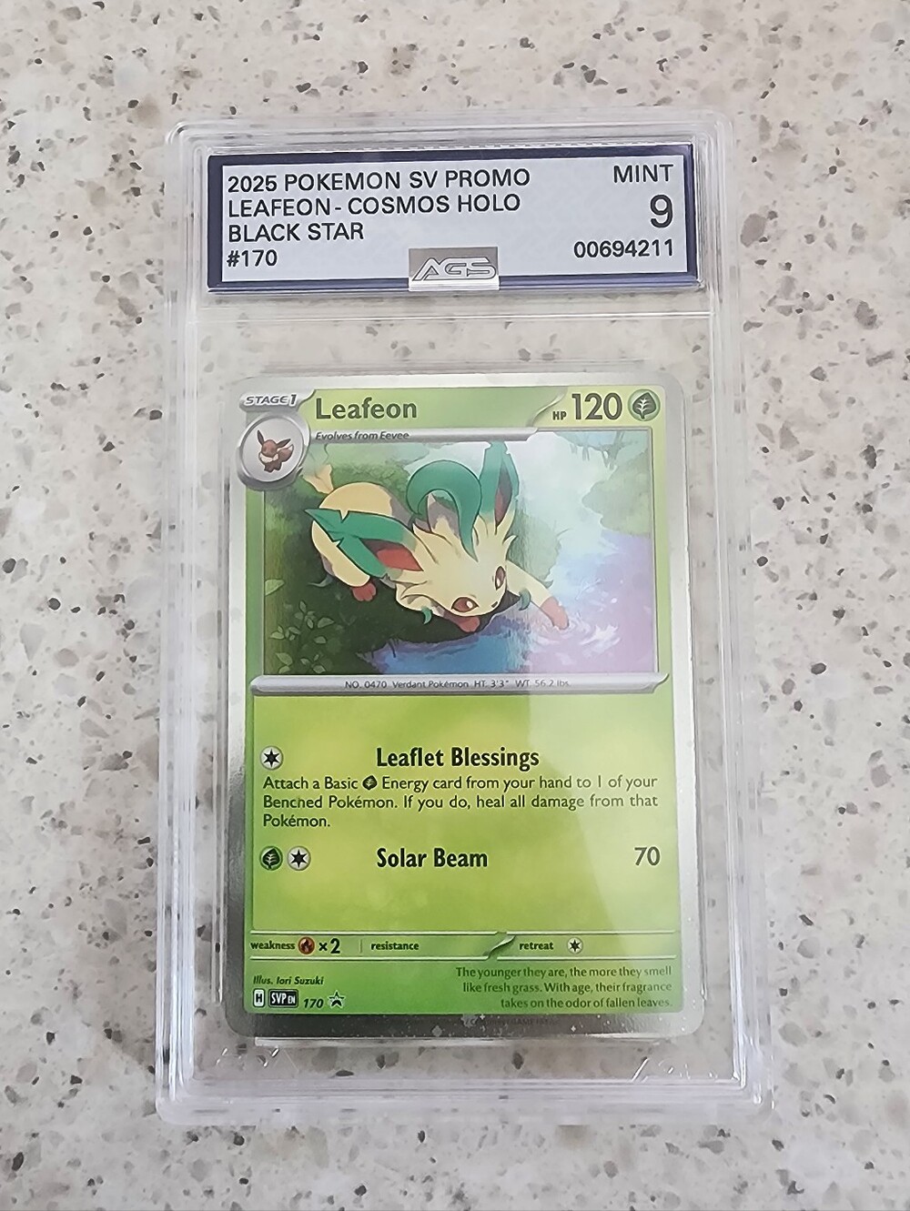Leafeon #170 AGS 9